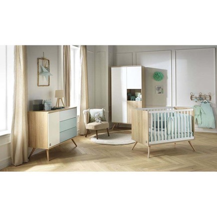 Chambre Duo Lit 140x70 Commode Bleue Seventies Vente En Ligne De Chambre Bebe Bebe9