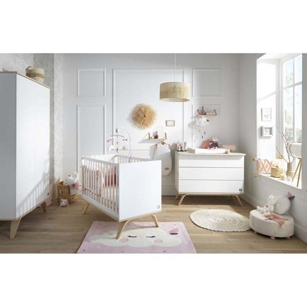 Chambre DUO lit 120x60 commode SERENA SAUTHON - 2