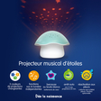 Projecteur d'étoiles Champignon Bleu  PABOBO - 7