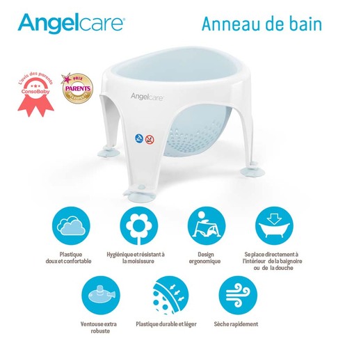 Anneau de bain Gris ANGELCARE, Vente en ligne de Accessoires bain