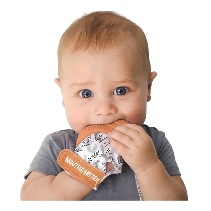 Mitaine De Dentition Pour Bebe 3 12 Mois Cannelle Vente En Ligne De Eveil Bebe Bebe9