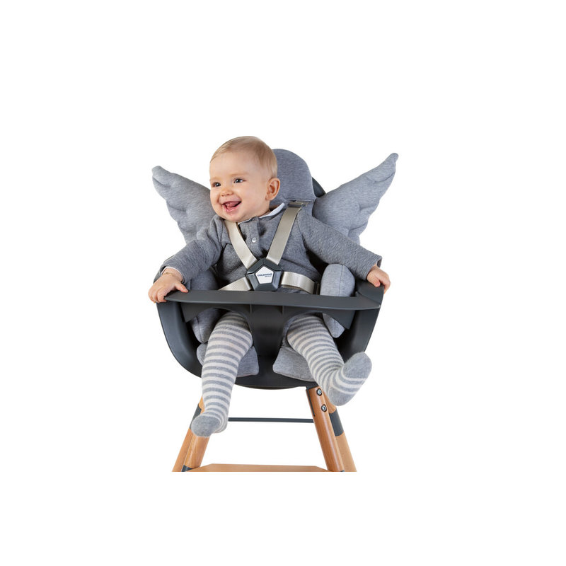 Coussin chaise haute bébé universel Ange léopard - Made in Bébé