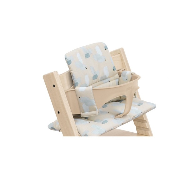 Coussin Tripp Trapp® Coton biologique Birds Blue STOKKE