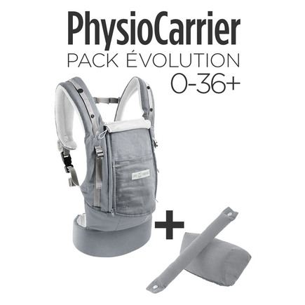 Porte-bébé PhysioCarrier + pack accessoires Tout éléphant LOVE