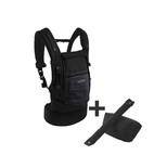 Porte-bébé PhysioCarrier + pack accessoires Noir poche anthracite