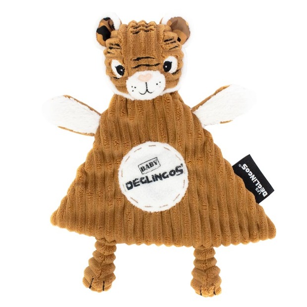 Doudou baby Speculos le Tigre Cassonade LES DEGLINGOS