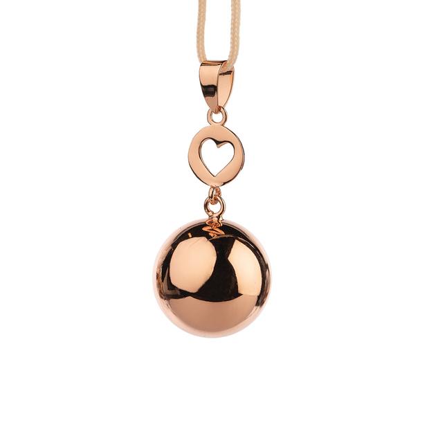 Bijou de grossesse Bola Or Rose pendant Coeur BOLA