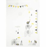 Stickers muraux toise + éléphants