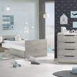 Chambre Lit 140x70 commode armoire LOFT Bois + PL OFF SAUTHON - 2