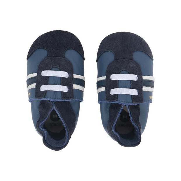 Chaussons en cuir 20-21 soft soles Tennis Bleu L BOBUX