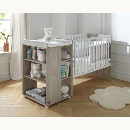 Lit Combine Evolutif 1x60 Nova Gris Loft Sauthon Vente En Ligne De Lit Bebe Bebe9