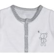 Pyjama velours blanc/ours 3 mois Céleste SAUTHON Baby déco - 3