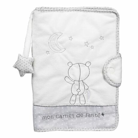 Protege Carnet De Sante Celeste Sauthon Baby Deco Vente En Ligne De Housse De Carnet De Sante Bebe9