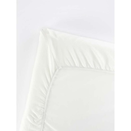 Drap Housse pour Lit Parapluie Coton Bio Blanc BABYBJÖRN