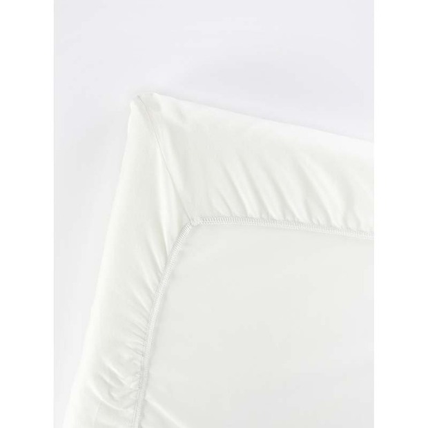 Drap Housse pour Lit Parapluie Coton Bio Blanc BABYBJÖRN