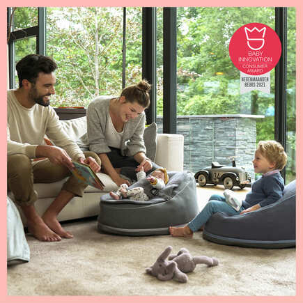doomoo Seat'n Swing transat et balancelle 2 en 1 - Anthracite BABYMOOV - 10