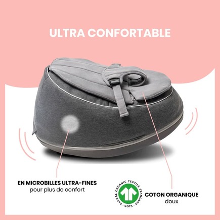 doomoo Seat'n Swing transat et balancelle 2 en 1 - Anthracite BABYMOOV - 5