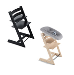 Bundle Chaise haute TRIPP TRAPP Noire + Newborn Set STOKKE