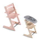 Bundle Chaise haute TRIPP TRAPP Rose Serein + Newborn Set STOKKE