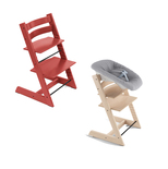 Bundle Chaise haute TRIPP TRAPP Warm Red + Newborn Set STOKKE