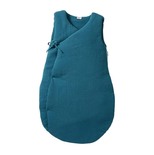 Gigoteuse double gaze ouatinée forme kimono Vert Paon