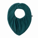 Bavoir bandana bambou / gaze Vert Paon