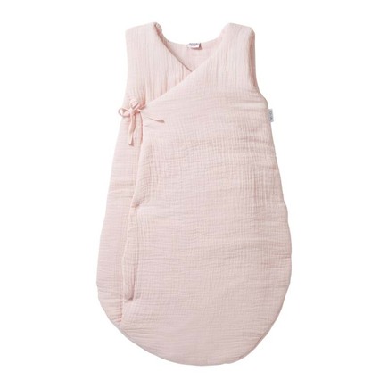 Gigoteuse double gaze ouatinée forme kimono Rose Blush BB&CO
