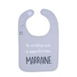 Bavoir Marraine Gris clair BB&CO - 2