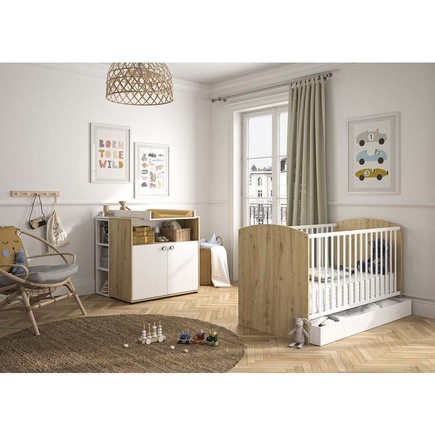 Chambre DUO Lit 70 x 140 + Commode Arthur GALIPETTE