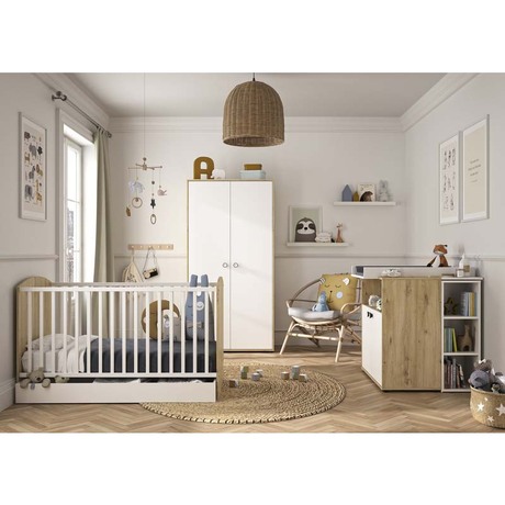 Chambre Trio Lit 70 X 140 Commode Armoire Arthur Vente En Ligne De Chambre Complete Bebe9