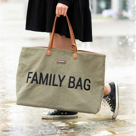 Family Bag Sac à langer Canvas Kaki CHILDHOME - 3