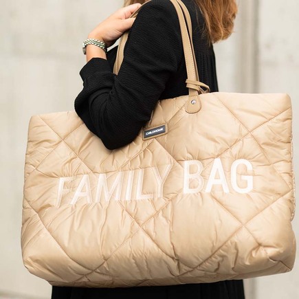 Family Bag Sac à langer matelassé Beige CHILDHOME - 7