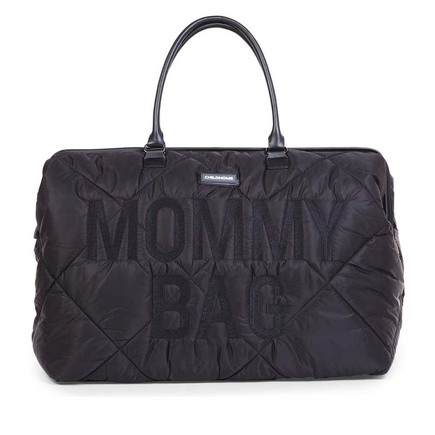 Mommy Bag Sac à langer matelassé Noir CHILDHOME