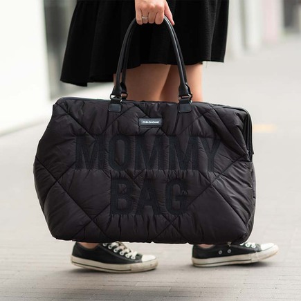 Mommy Bag Sac à langer matelassé Noir CHILDHOME - 2