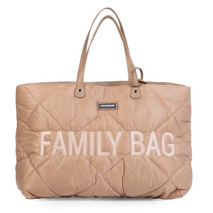 Family Bag Sac à langer matelassé Beige CHILDHOME