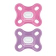 Lot de 2 sucettes Comfort Rose 0+ mois silicone MAM