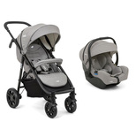 Poussette DUO LITETRAX DLX Gray + I-GEMM2 Pebble
