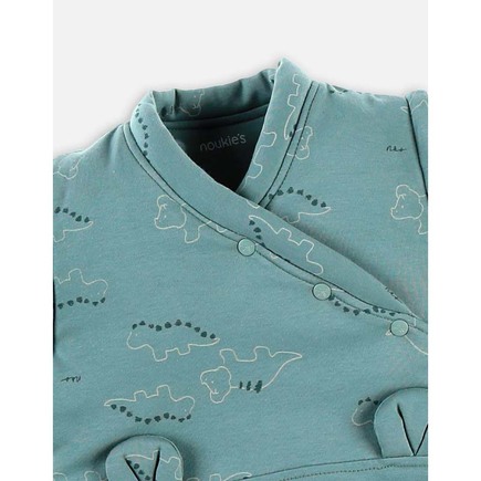 Gigoteuse 70 cm Bleu Jersey bio Mix & Match NOUKIE 'S - 2