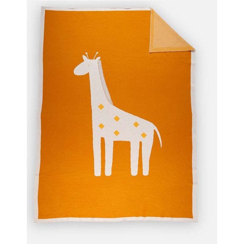 Couverture girafe 100x140 cm tricot bio Tiga Stegi & Ops NOUKIE 'S