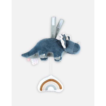 Ops dino peluche musicale Veloudoux NOUKIE 'S, Vente en ligne de Doudou et  peluche