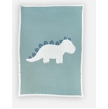 Couverture dino 100x140 cm tricot jacquard bio Tiga Stegi & Ops