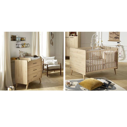 Chambre Duo Lit 60x120 Commode Arty SAUTHON