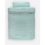 Housse de couette 100x140 cm Bleu mousseline Mix & Match
