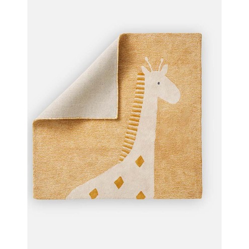 Tapis duveteux girafe 120x120 cm bio Tiga Stegi & Ops NOUKIE 'S, Vente en  ligne de Décoration chambre bébé
