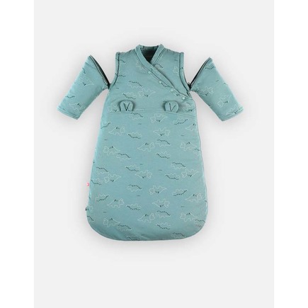 Gigoteuse 70 cm Bleu Jersey bio Mix & Match NOUKIE 'S - 3