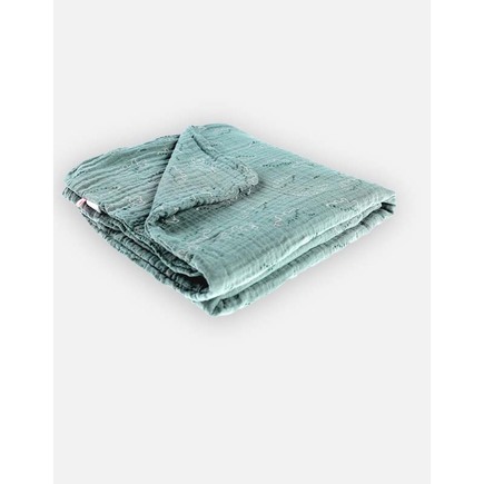 Housse de couette 100x140 cm Bleu mousseline Mix & Match NOUKIE 'S - 5