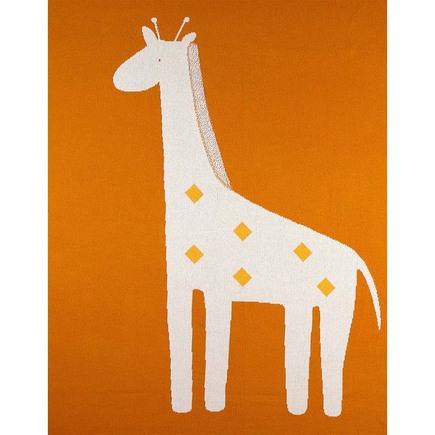 Couverture girafe 100x140 cm tricot bio Tiga Stegi & Ops NOUKIE 'S - 7