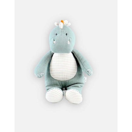 Stegi peluche dino mini-musicale mousseline bio NOUKIE 'S - 5