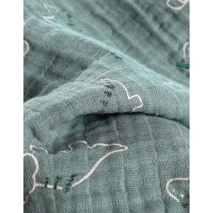 Housse de couette 100x140 cm Bleu mousseline Mix & Match NOUKIE 'S - 4