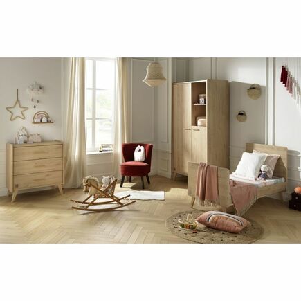 Chambre Trio Lit 70x140 Commode Armoire Arty SAUTHON - 3